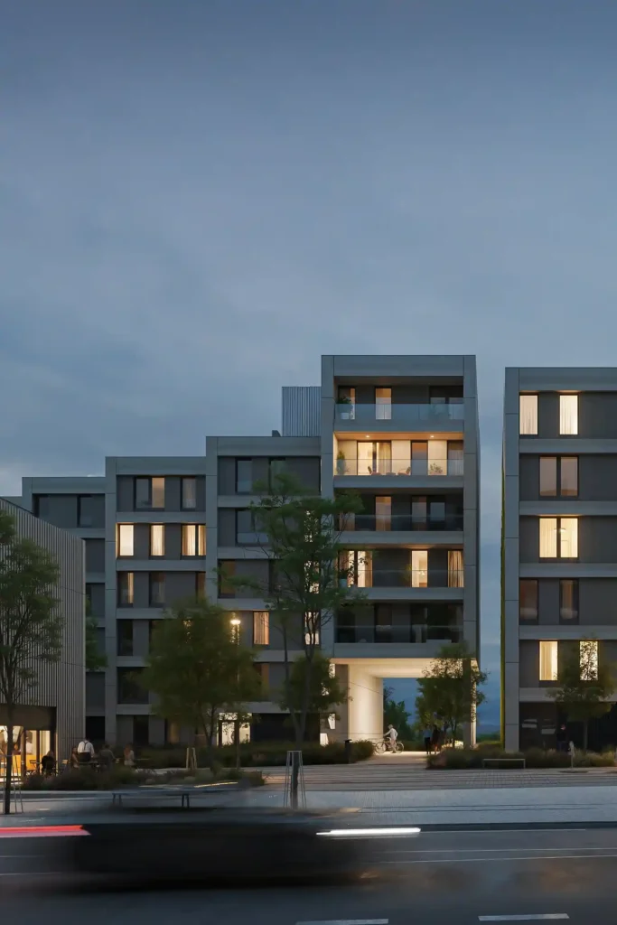 Jeden z největších pražských brownfieldů se mění v bydlení a park. 3 D Z 441 PENTA Zizkov P4 kopie
